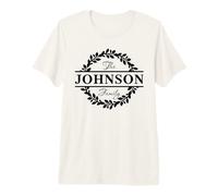 The Johnson Family Last Name Holiday Group Matching Premium T-Shirt