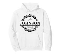 The Johnson Family Last Name Holiday Group Matching Pullover Hoodie