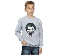 The Joker Big Face Sweatshirt DC Comics Grey 7-8 Years