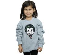 The Joker Big Face Sweatshirt DC Comics Grey 7-8 Years