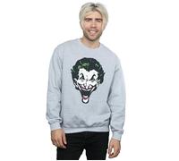 The Joker Big Face Sweatshirt DC Comics Grey XXL
