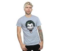 The Joker Big Face T-Shirt DC Comics Grey L