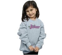 The Joker Crackle Logo Sweatshirt DC Comics Grey 5-6 Years