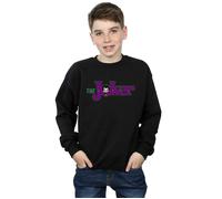The Joker Text Logo Sweatshirt DC Comics Black 7-8 Years