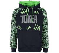 The Joker Unisex Adult Ha Contrast Hoodie, Black/Green, M