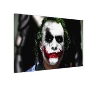 The Jokers Dark Knight Green Terror Movie & TV Canvas Prints - Iconic Poster Wall Art for Home Cinema, Office, Bedroom Large (76 x 51 cm - 30" x 20" inch)