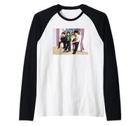 The Jonas Brothers in London Promoting Camp Rock Raglan Baseball Tee
