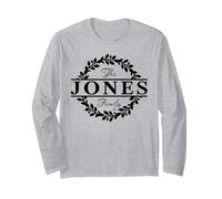 The Jones Family Last Name Holiday Group Matching Long Sleeve T-Shirt