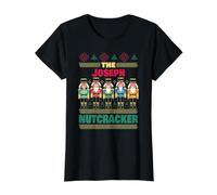 The Joseph Nutcracker Funny Joseph Christmas Value Graphic T-Shirt, Women, Black, L