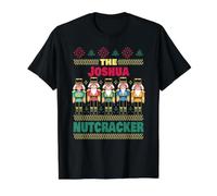 The Joshua Nutcracker Funny Joshua Christmas Value Graphic T-Shirt, Men, Black, XL