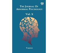 The Journal Of Abnormal Psychology Vol. X