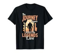 The Journey Begins Where The Legends Live Bigfoot Sasquatch T-Shirt
