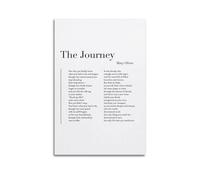 The Journey By Mary Oliver PoetryCover Poster Art Canvas Gift for Friends Or for Your Own Use Bedroom Living Room Decoration AestheticUnframe-style 16x24inch(40x60cm)