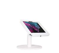 The Joy Factory Elevate II Countertop Retail Kiosk for Microsoft Surface Go - White Enclosure Case Designed for Surface (KAM502W)