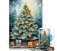 The Joy Of Christmas 1000 Piece Jigsaw Puzzles for Adults Jigsaw Memory Lift Slow Enjoy Image Assembly Creative Gift (38x52cm)