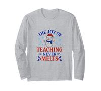 The Joy of Teaching Never Melts - Winter Classroom Spirit Long Sleeve T-Shirt