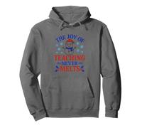 The Joy of Teaching Never Melts - Winter Classroom Spirit Pullover Hoodie