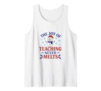 The Joy of Teaching Never Melts - Winter Classroom Spirit Tank Top