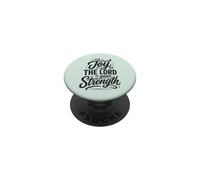 The Joy Of The Lord Bible Scripture Nehemiah 8:10 PopSockets Adhesive PopGrip