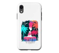 The Joy Of The Lord Is My Strength Scripture Beach Couple Case for iPhone XR