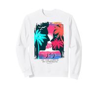 The Joy Of The Lord Is My Strength Scripture Beach Couple Sweatshirt