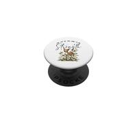 The Joy Of The Lord Is My Strength Scripture Forest Deer PopSockets Adhesive PopGrip