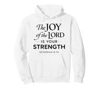 The Joy Of The Lord Is Your Strength Nehemiah 8:10 Faith God Pullover Hoodie