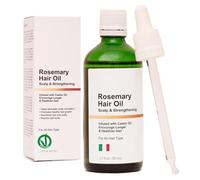 THE JOY Rosemary Oil for Hair Growth with Biotin and Castor Oil, Strengthening Serum for Women, Men & Hair Loss, 100% Vegan, Natural Hair Growth Oil, Rosemary Oil Hair