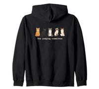 The Judging Committee Cat Lovers Judging Panel Pet Owner Zip Hoodie