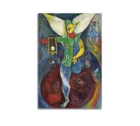 The Juggler by Marc Chagall Painting Art Poster Canvas And Wall Art Picture Print Modern Family Bedroom Decors 08x12inch(20x30cm)