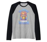 The Jukebox Is The Original Vibe Curator, Vintage Jukebox Raglan Baseball Tee