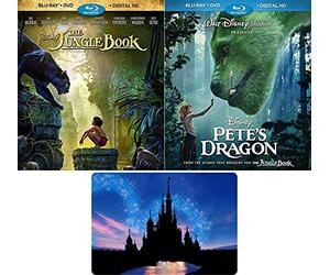 The Jungle Book and Pete's Dragon: Mythical Disney Movie DVD / Blu-ray Combo Collection with Bonus Art Card