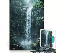 The Jungle WaterFall Jigsaw Puzzles 1000 Pieces for Teenagers Think Game Peaceful Time Quality Edge Perfect Present (38x52cm)