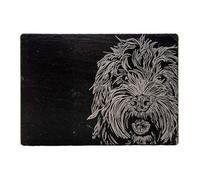 The Just Slate Company Cockapoo Slate Cheese Board