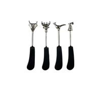 The Just Slate Company Country Animals Set of 4 Butter Knives