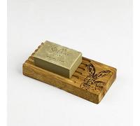 The Just Slate Company Hare Oak Soap Dish & Soap Set
