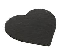 The Just Slate Company Set of 2 Heart Slate Placemats
