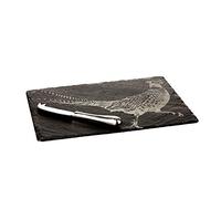 The Just Slate Company Pheasant Slate Cheese Board & Knife Gift Set