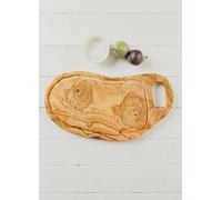 The Just Slate Company Olive Wood Handled Carving Board with Groove 47 cm Olive