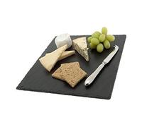 The Just Slate Company PZY4301 Rectangular Cheese Board (Chalk Inc),Black,35cm x 25cm