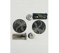 The Just Slate Company Set of 2 Slate Octopus Place Mats Olive