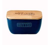 The Just Slate Company Spread Joy Blue Butter Dish