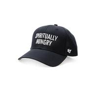 The Kabbalah Centre Spiritually Hungry MVP Black Hat Cap Adjustable One Size Fits All Baseball Hat for Men and Women Unisex, Black, XXL/One size