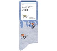 The Kamikaze Skier Socks - Funny Ski Men's Socks - Skiing Gifts for Men