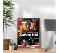 The Karate Kid, 80s Movie Print Vintage Nostalgic Film Poster, A4 and A3 Size Frame Options, Great Home, Pub, Café, Bar Decoration Wall Art Print, House gift for movie lovers (A3 Print Only)