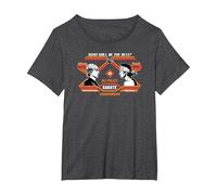 The Karate Kid Johnny VS Daniel All-Valley Karate Movie T-Shirt, Women's Plus, Dark Heather Grey, 3X