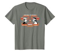 The Karate Kid Johnny VS Daniel All-Valley Karate Movie T-Shirt, Youth, Olive Heather, Large