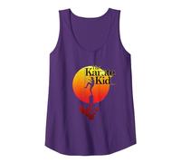 The Karate Kid Sun Gradient Logo Tank Top, Women, Purple, Small