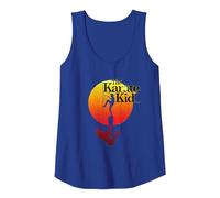 The Karate Kid Sun Gradient Logo Tank Top, Women, Royal Blue, Small