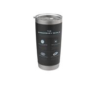 The Kardashev Scale Science Energy Civilization Type Stainless Steel Insulated Tumbler